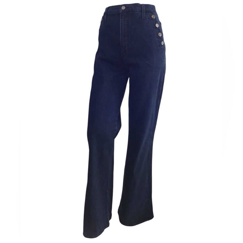 Joe’s Jeans Blue The Molly High Rise Flare Jeans Sailor Style Size 32